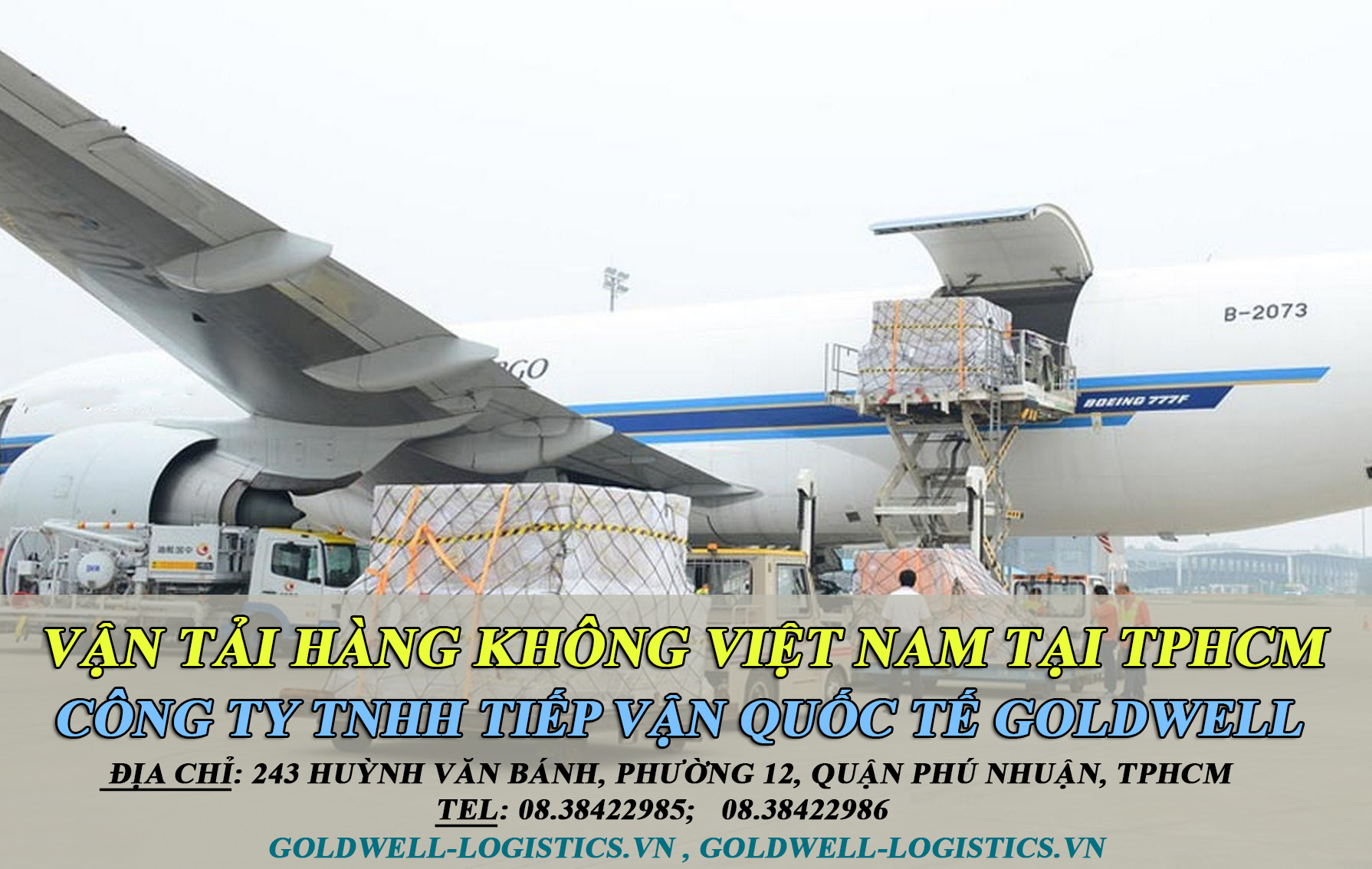 Giao nhận Vận Chuyển hàng không tại TPHCM, SÀI GÒN, HỒ CHÍ MINH